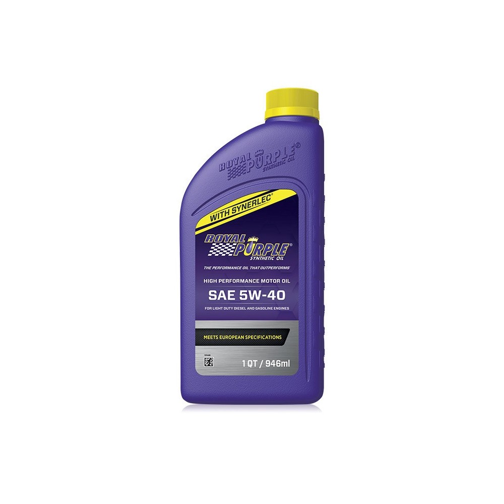 ROYAL PURPLE RP01540 SAE 5W-40 - specifiche API SM/CF ROYAL PURPLE RP01540 SAE 5W-40 - specifiche API SM/CF