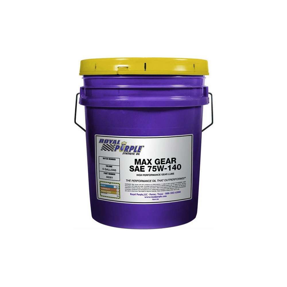 ROYAL PURPLE RP05301 SAE 75W-140 GL-5 con additivo lsd* 19 lt. ROYAL PURPLE RP05301 SAE 75W-140 GL-5 con additivo lsd* 19 lt.